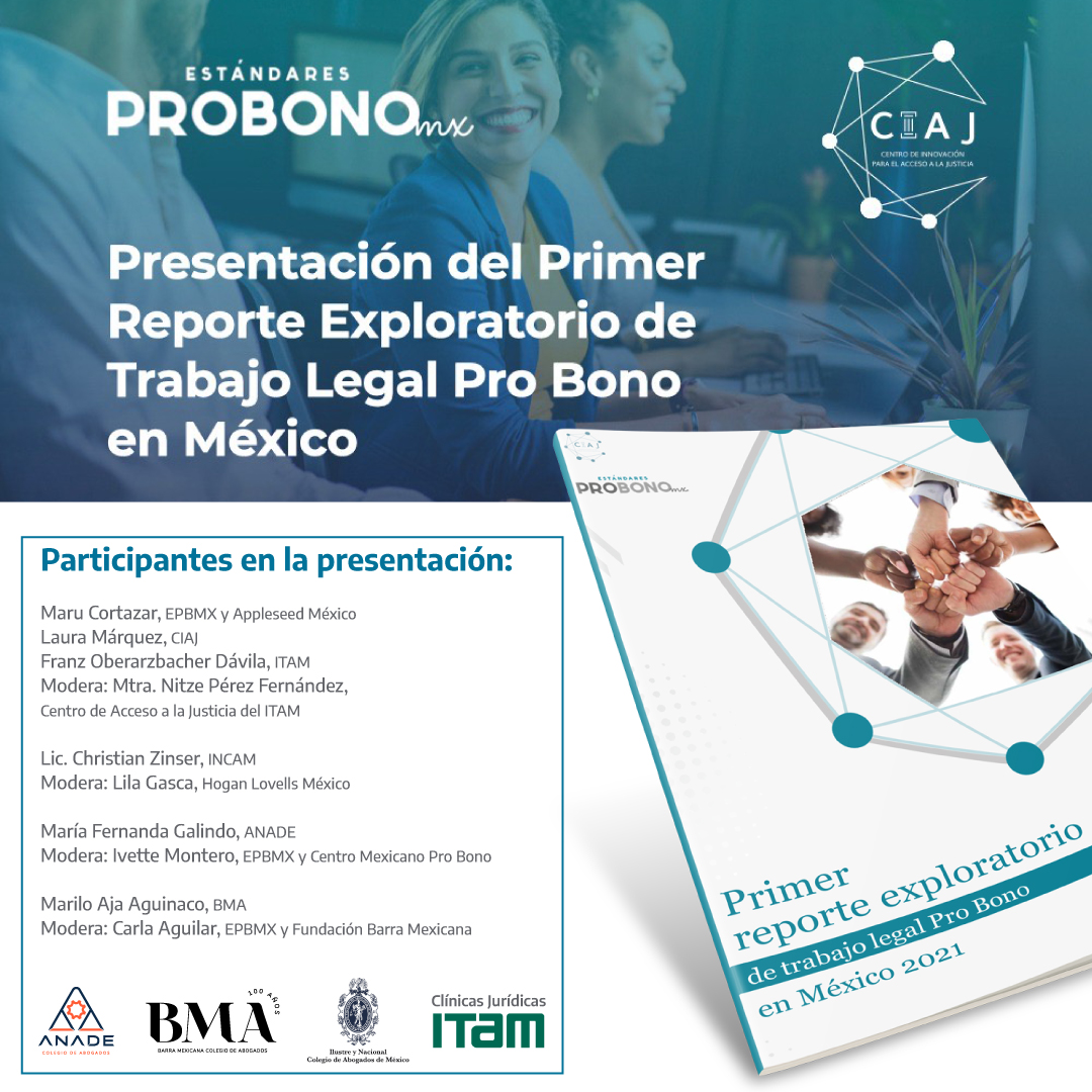 Primer Reporte Exploratorio del Trabajo Legal Pro Bono en México