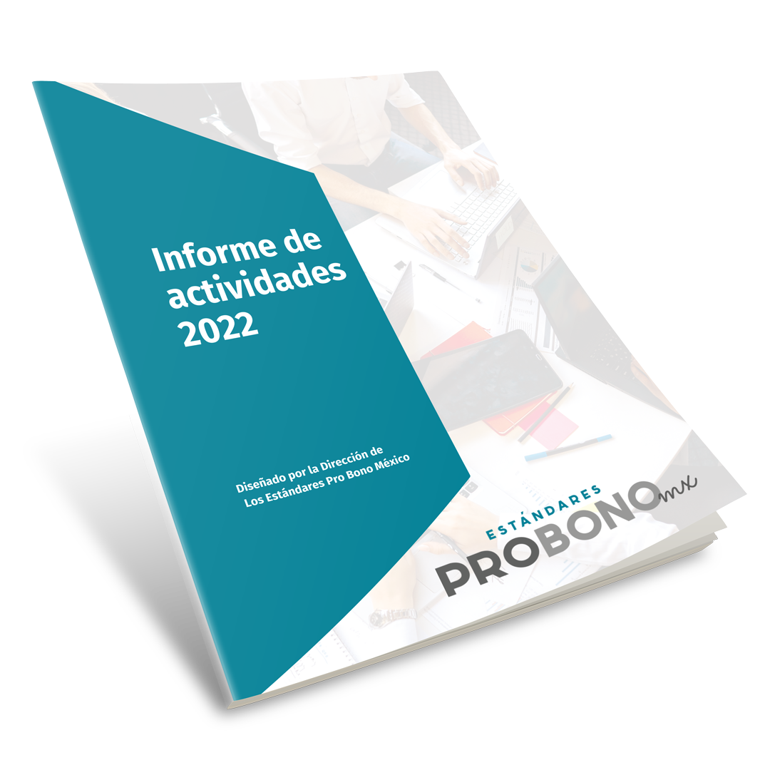Informe de Actividades 2022 de los Estándares Pro Bono México